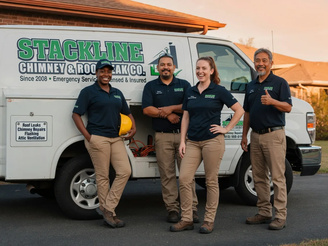 Chimney flashing repair company in Masterson, TX